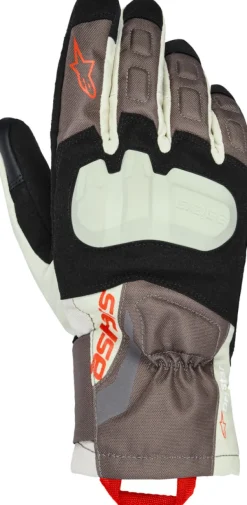 Alpinestars Motorhandschoenen-Xt-3 Drytar Inuated Gove Dark Brown and Back 8051