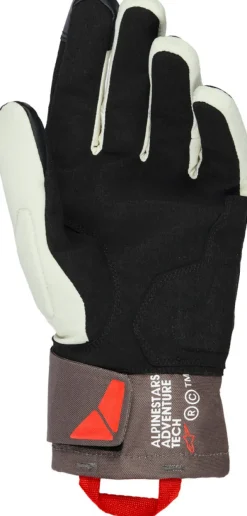 Alpinestars Motorhandschoenen-Xt-3 Drytar Inuated Gove Dark Brown and Back 8051