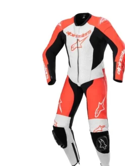 Alpinestars Motorpakken-Youth Gp Plus V2 1Pc Leather Suit Red Fluo White Black 3022