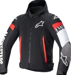 Alpinestars Motorjassen-Zaca Air otorja Back White Red Fuo 1231