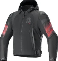 Alpinestars Motorjassen-Zaca Air Veno Waterproof otorja Back Bright Red 1303