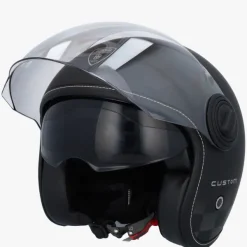 DAMES Beon Jethelmen|Dames Scooterhelmen-B108 Cuto att Zwart