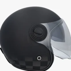 DAMES Beon Jethelmen|Dames Scooterhelmen-B108 Cuto att Zwart