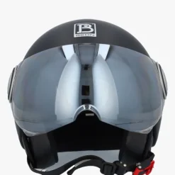 DAMES Beon Jethelmen|Dames Scooterhelmen-B110 at Zwart