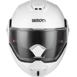 Beon Systeemhelmen|Helmen Met Zonnevizier-B109 tradae Wit