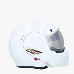 Beon Systeemhelmen|Helmen Met Zonnevizier-B707 trato Wit