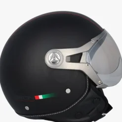 DAMES Beon Vespa Helmen|Jethelmen-Deign-B uxe atzwart