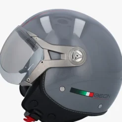 DAMES Beon Vespa Helmen|Jethelmen-Deign-B uxe Nardo Grey