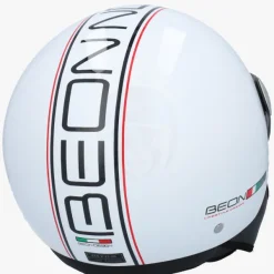 DAMES Beon Vespa Helmen|Jethelmen-Deign wit