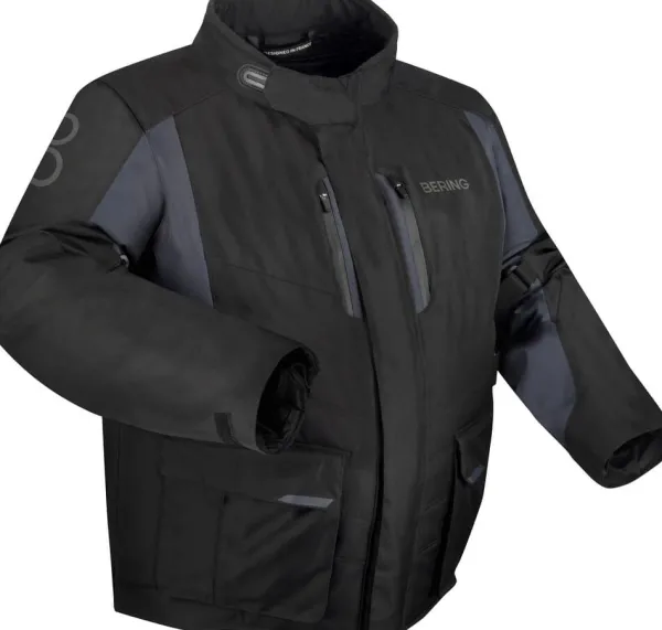 Bering Motorjassen-Siberia KS Motorjas Black/Grey