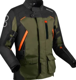 Bering Motorjassen-Zephyr otorja Back/Khaki/Orange