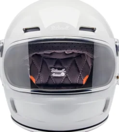 Biltwell Retro Helmen|Integraalhelmen-Gringo V Go White