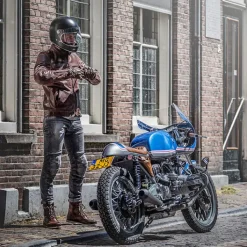 Blauer Motorbroeken-Kevin Motorjeans Gray 808