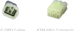 Chigee Technology Motor Accessoires-6pin OBD adapter kabel KTM MFP0050