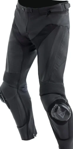 Dainese Motorbroeken-Delta 4 Leather Pants Motorbroek Black/Black