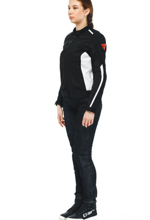 Dainese Motorjassen-Hydraflux 2 Air D-Dry Lady Motorjas Black/Black/White 9