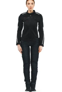 Dainese Motorjassen-Hydraflux 2 Air D-Dry Lady Motorjas Black/Black/White 9