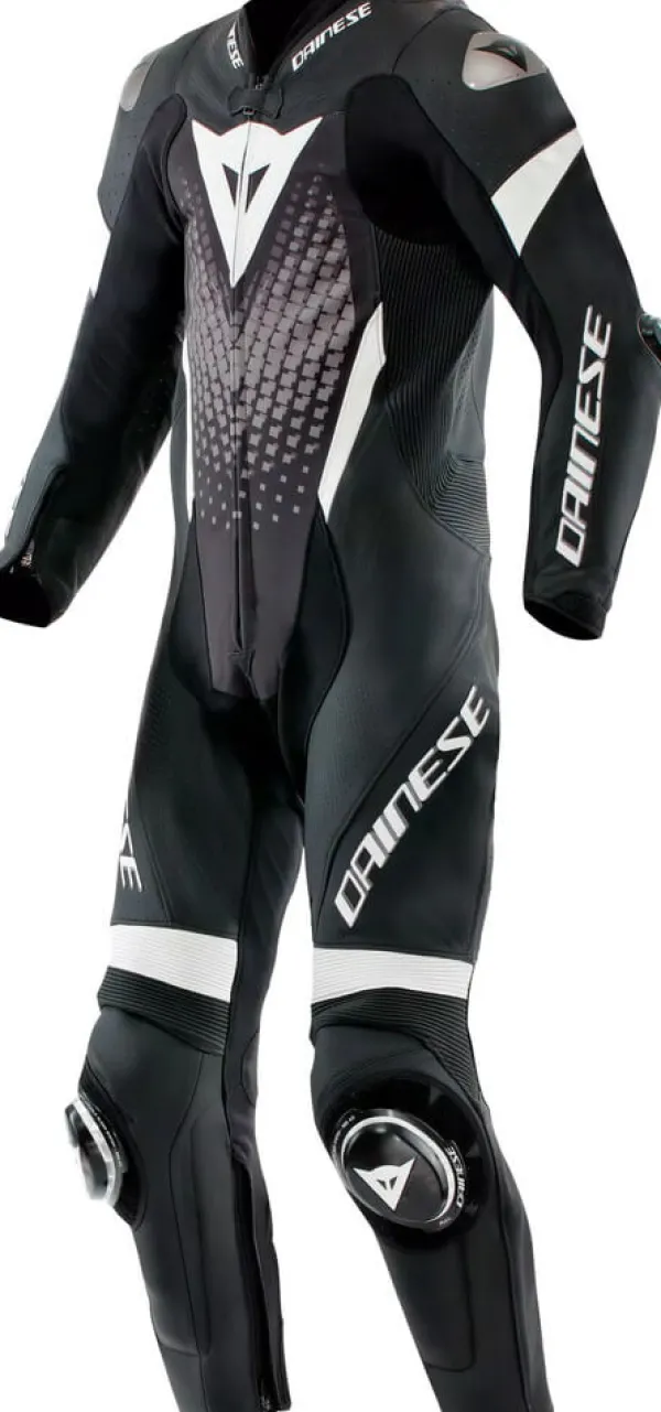 Dainese Motorpakken-Laguna Seca 6 1Pc Suit Perforated Black/White/Anthracite F13