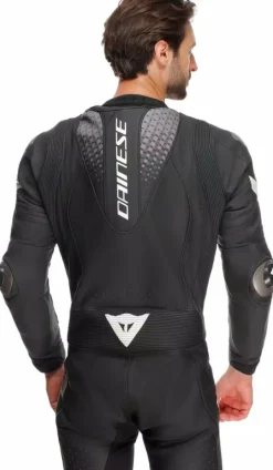 Dainese Motorpakken-Laguna Seca 6 1Pc Suit Perforated Black/White/Anthracite F13