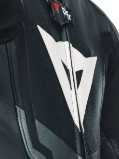Dainese Motorpakken-Misano 3 Perforated D-Air 1Pc Leather Suit Black/Anthracite/Fluo-Yellow