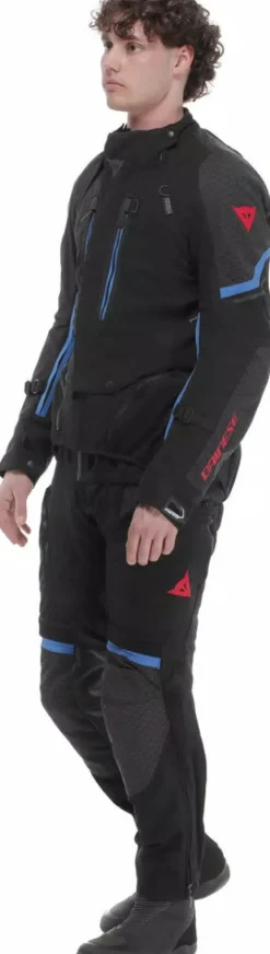 Dainese Motorjassen-Super Adventure D-Dry Absoluteshell Motorjas Black/Black/Blue D01