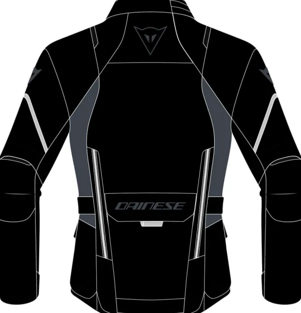 Dainese Motorjassen-Tempest 3 D-Dry Motorjas Black/Black/Ebony Y21