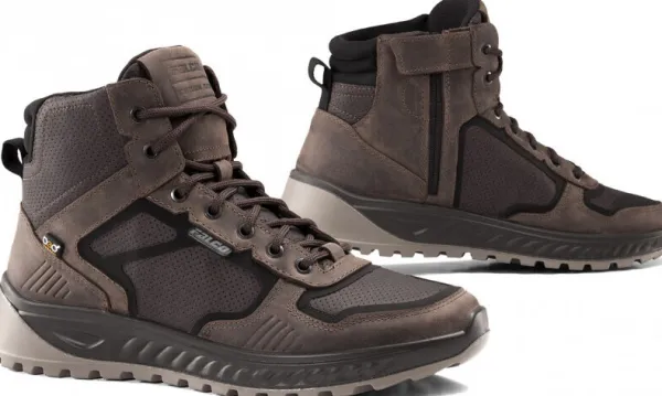 Heren Falco Heren Motorschoenen|Waterdichte Motorschoenen-Ace Shoes Brown 707