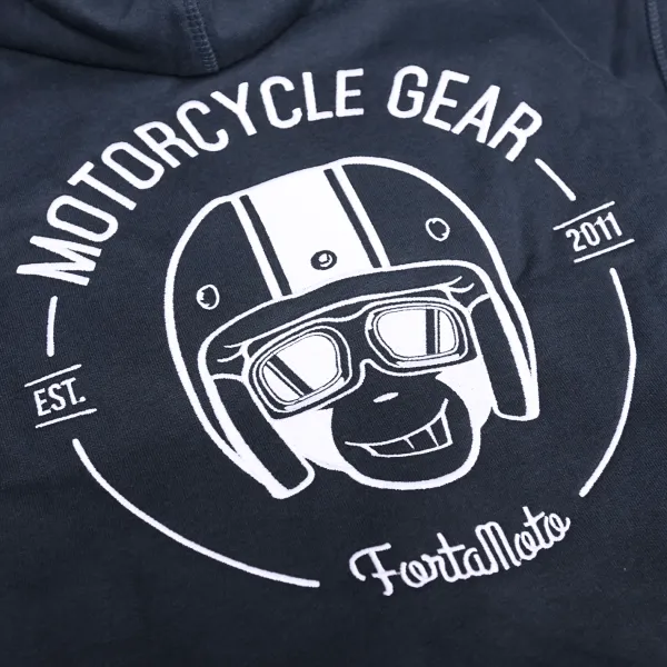 FortaMoto Motorhoodies|Motor Merchandise-ogo Hoodie Dark Navy