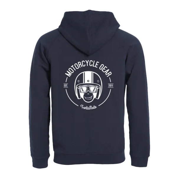 FortaMoto Motorhoodies|Motor Merchandise-ogo Hoodie Dark Navy