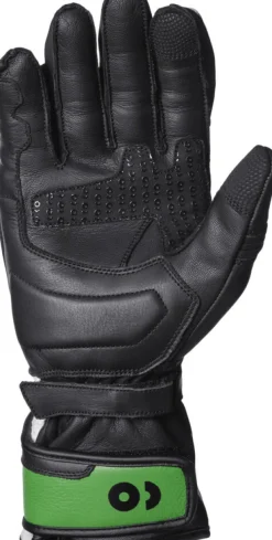 GMS Motorhandschoenen-GR-1 F Gove Back/White/Green