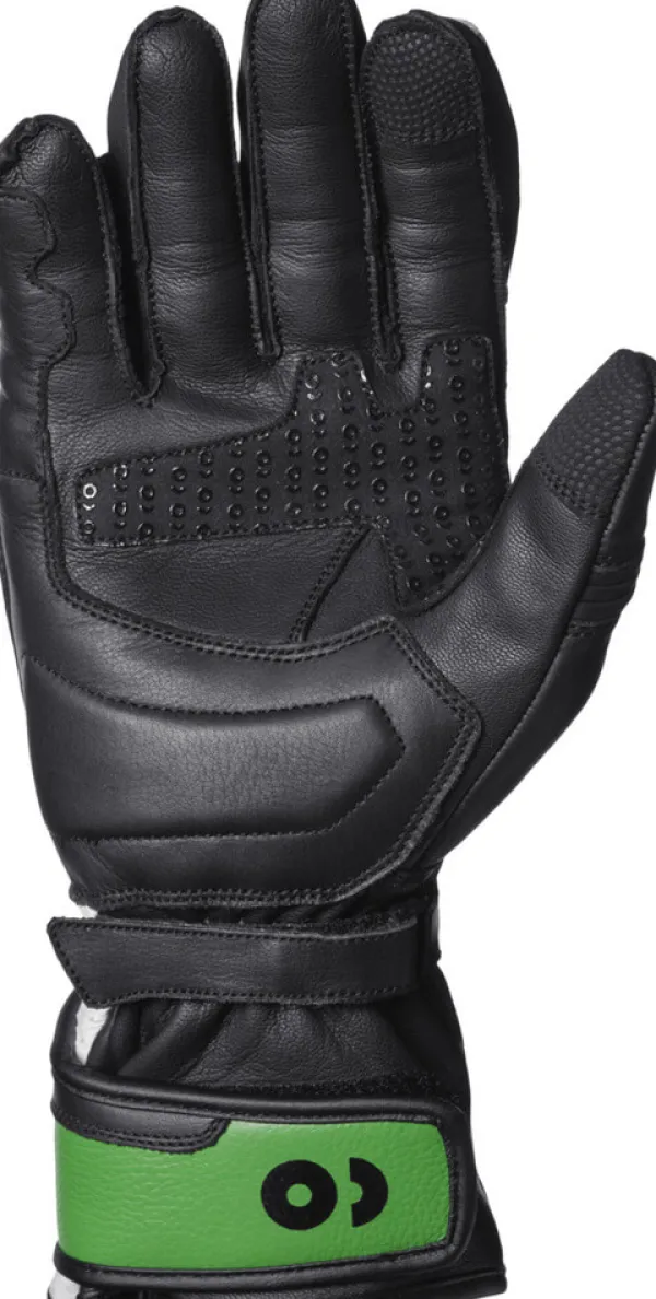 GMS Motorhandschoenen-GR-1 F Gove Back/White/Green