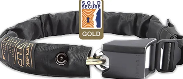 Hiplok Motorsloten-GOLD Black 100