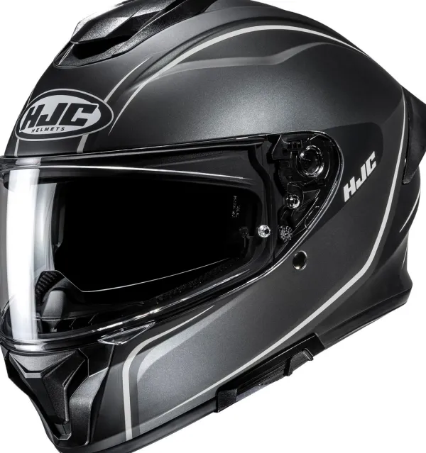 HJC Integraalhelmen|Helmen Met Zonnevizier-C71 Quez Back/White 120