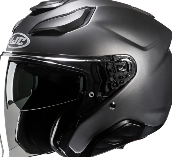 HJC Helmen Met Zonnevizier|Bluetooth Helmen-F31 Dark Grey