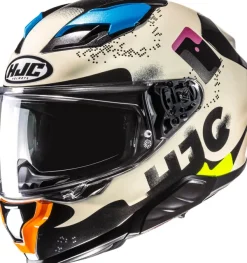 HJC Integraalhelmen|Helmen Met Zonnevizier-F71 Faco White/Back 217