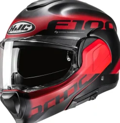 HJC Systeemhelmen|Helmen Met Zonnevizier-F100 Heta Red/Back 310