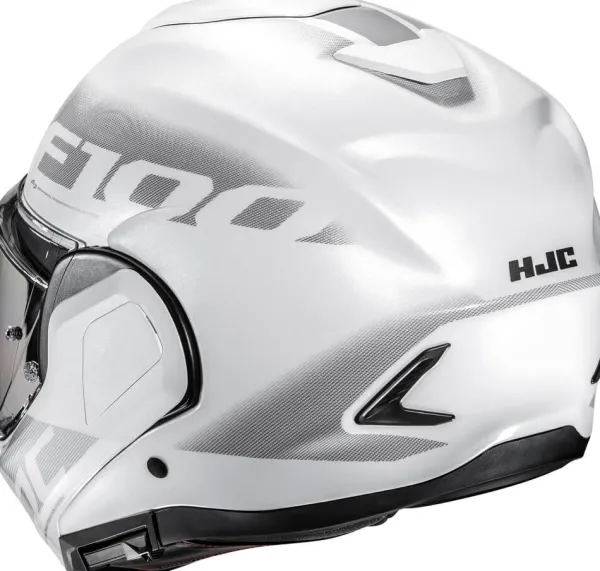 HJC Systeemhelmen|Helmen Met Zonnevizier-F100 Heta White/Grey 280