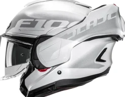 HJC Systeemhelmen|Helmen Met Zonnevizier-F100 Heta White/Grey 280