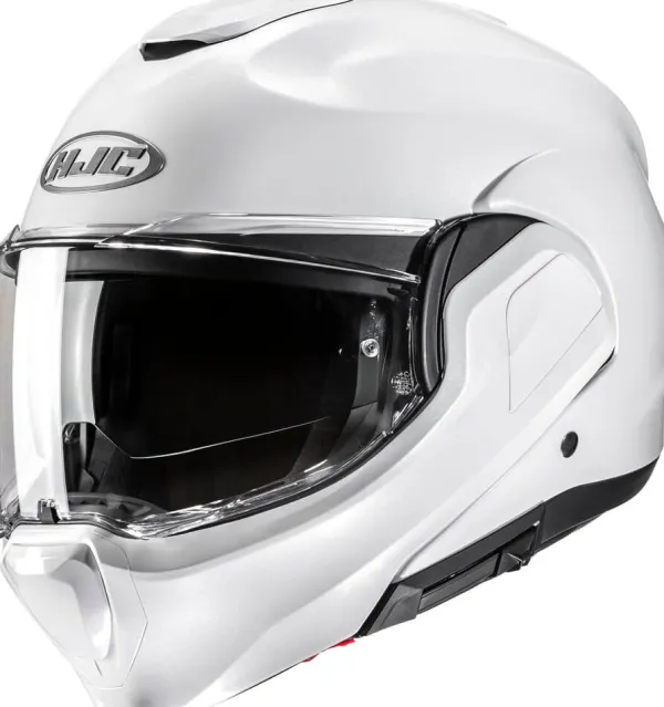 HJC Systeemhelmen|Helmen Met Zonnevizier-F100 Pear White 202