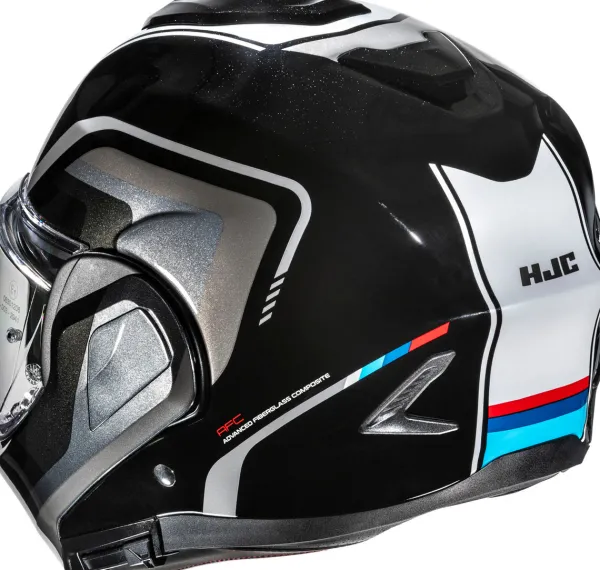 HJC Systeemhelmen|Helmen Met Zonnevizier-F100 Reff Back/Grey 180