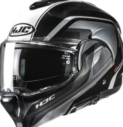 HJC Systeemhelmen|Helmen Met Zonnevizier-F100 Reff Back/Grey 180