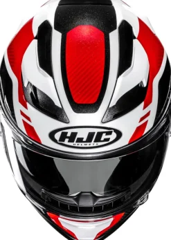 HJC Integraalhelmen|Helmen Met Zonnevizier-F71 Tozz White/Red 231