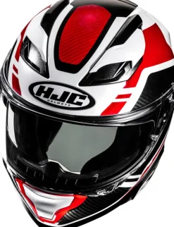 HJC Integraalhelmen|Helmen Met Zonnevizier-F71 Tozz White/Red 231