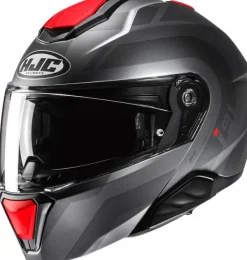 HJC Systeemhelmen|Helmen Met Zonnevizier-i91 Arven Back/Grey 180