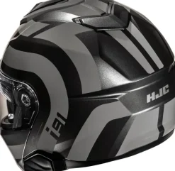 HJC Systeemhelmen|Helmen Met Zonnevizier-i91 Arven Grey/Back 818