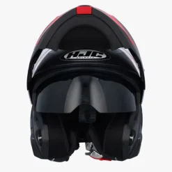 HJC Systeemhelmen|Helmen Met Zonnevizier-i91 Cart Back/Red