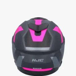 HJC Systeemhelmen|Helmen Met Zonnevizier-i91 Cart Grey/Pink