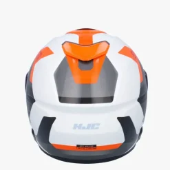 HJC Systeemhelmen|Helmen Met Zonnevizier-i91 Cart White/Orange