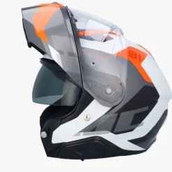 HJC Systeemhelmen|Helmen Met Zonnevizier-i91 Cart White/Orange