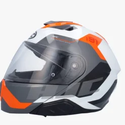 HJC Systeemhelmen|Helmen Met Zonnevizier-i91 Cart White/Orange